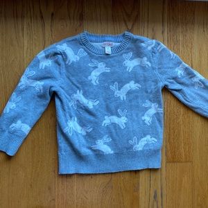 Cat & Jack bunny Easter sweater